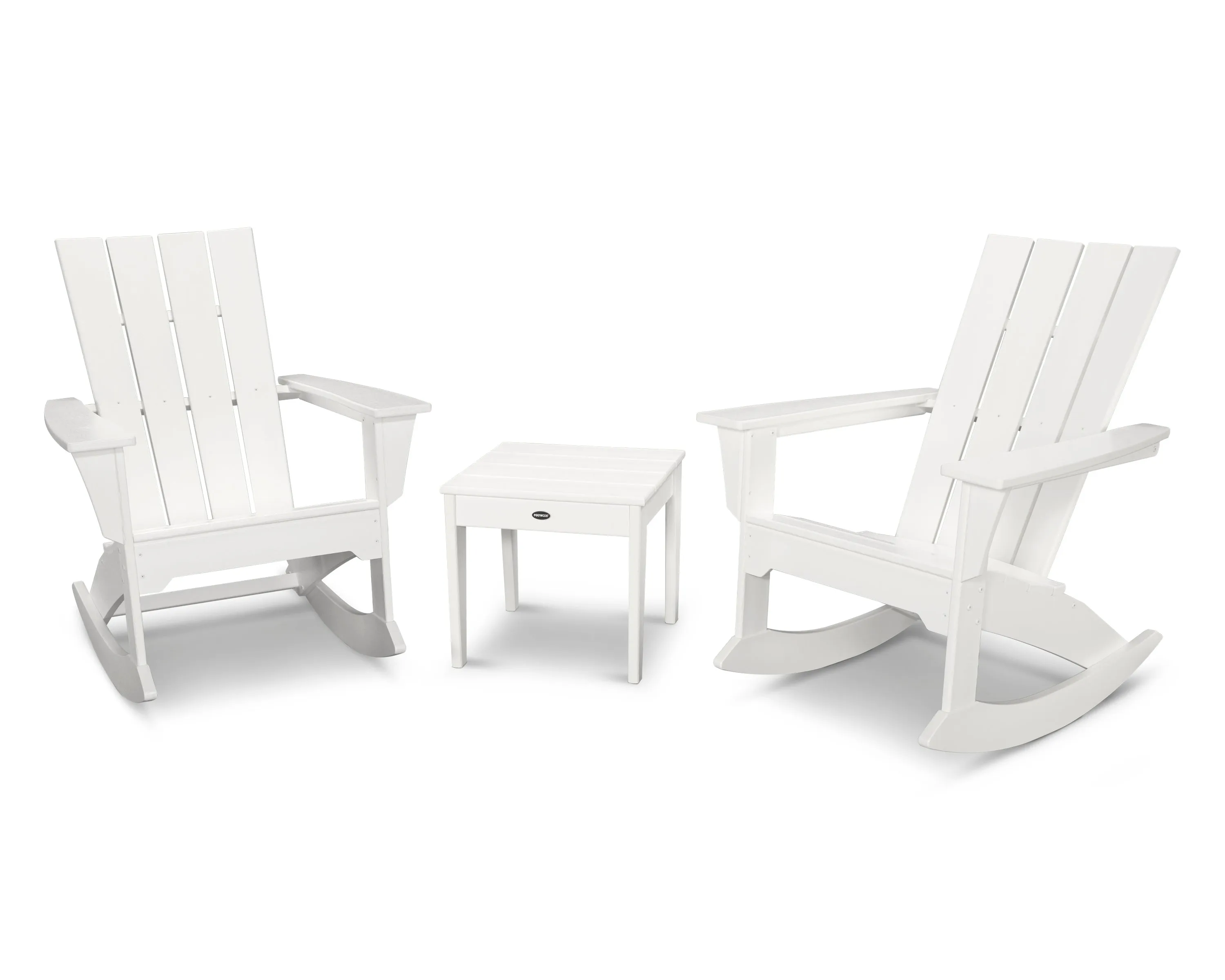 POLYWOOD® Quattro 3-Piece Rocker Set