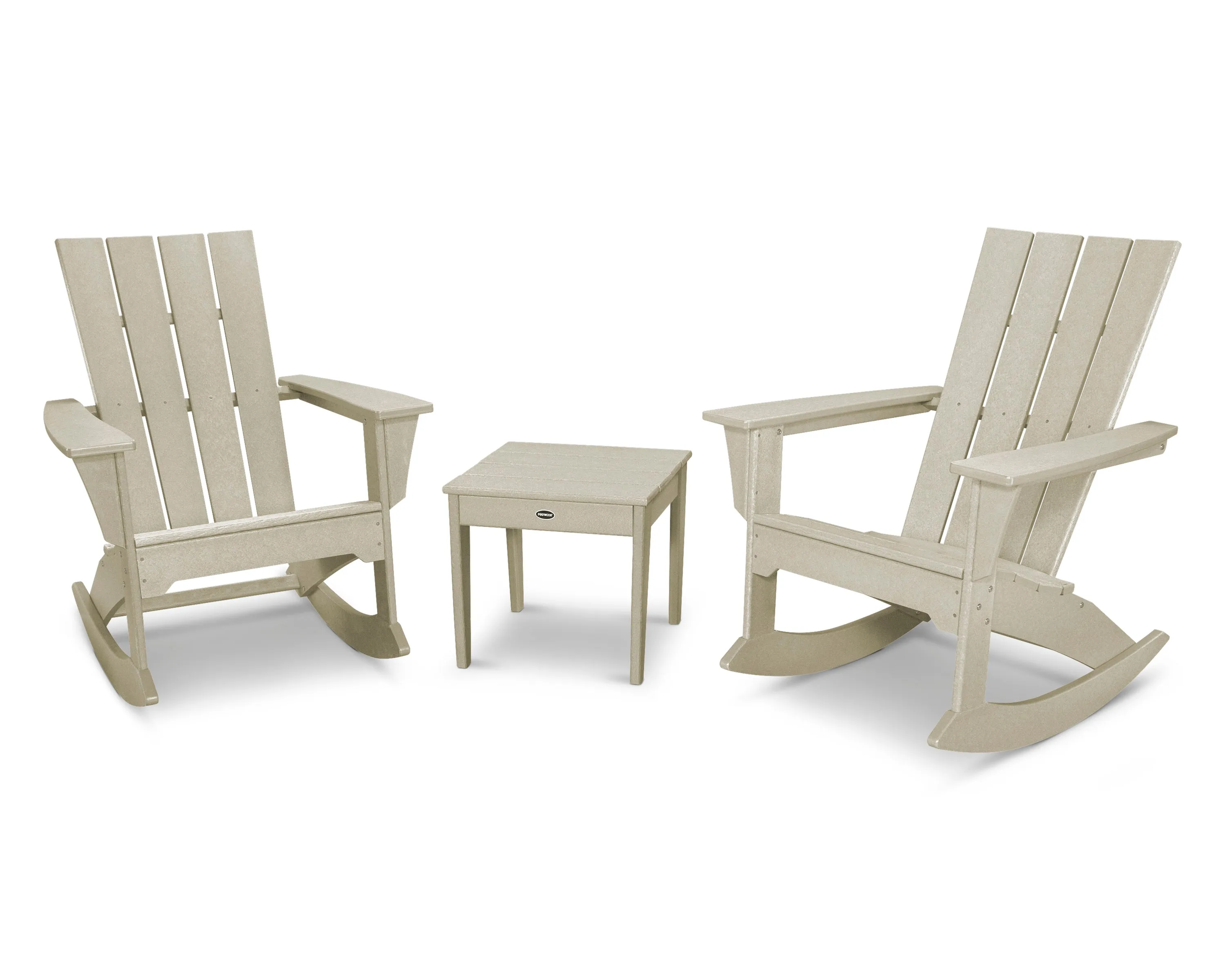 POLYWOOD® Quattro 3-Piece Rocker Set