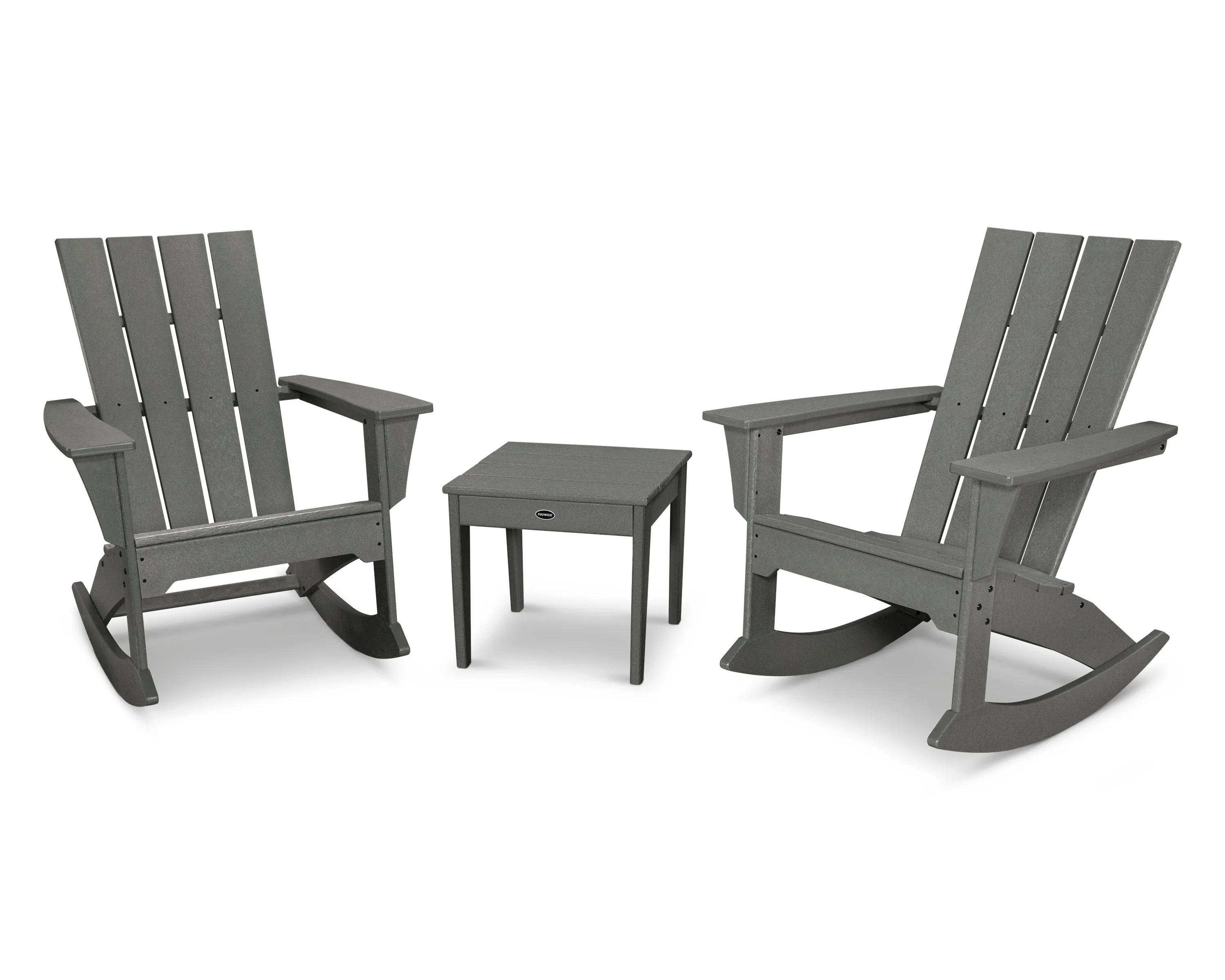 POLYWOOD® Quattro 3-Piece Rocker Set