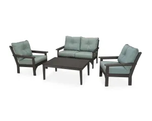 POLYWOOD® Vineyard 4-Piece Deep Seating Set in Vintage