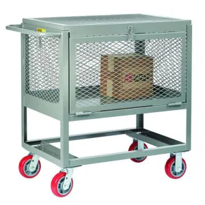 Raised Platform Truck w/ Drop-Gate and Lid