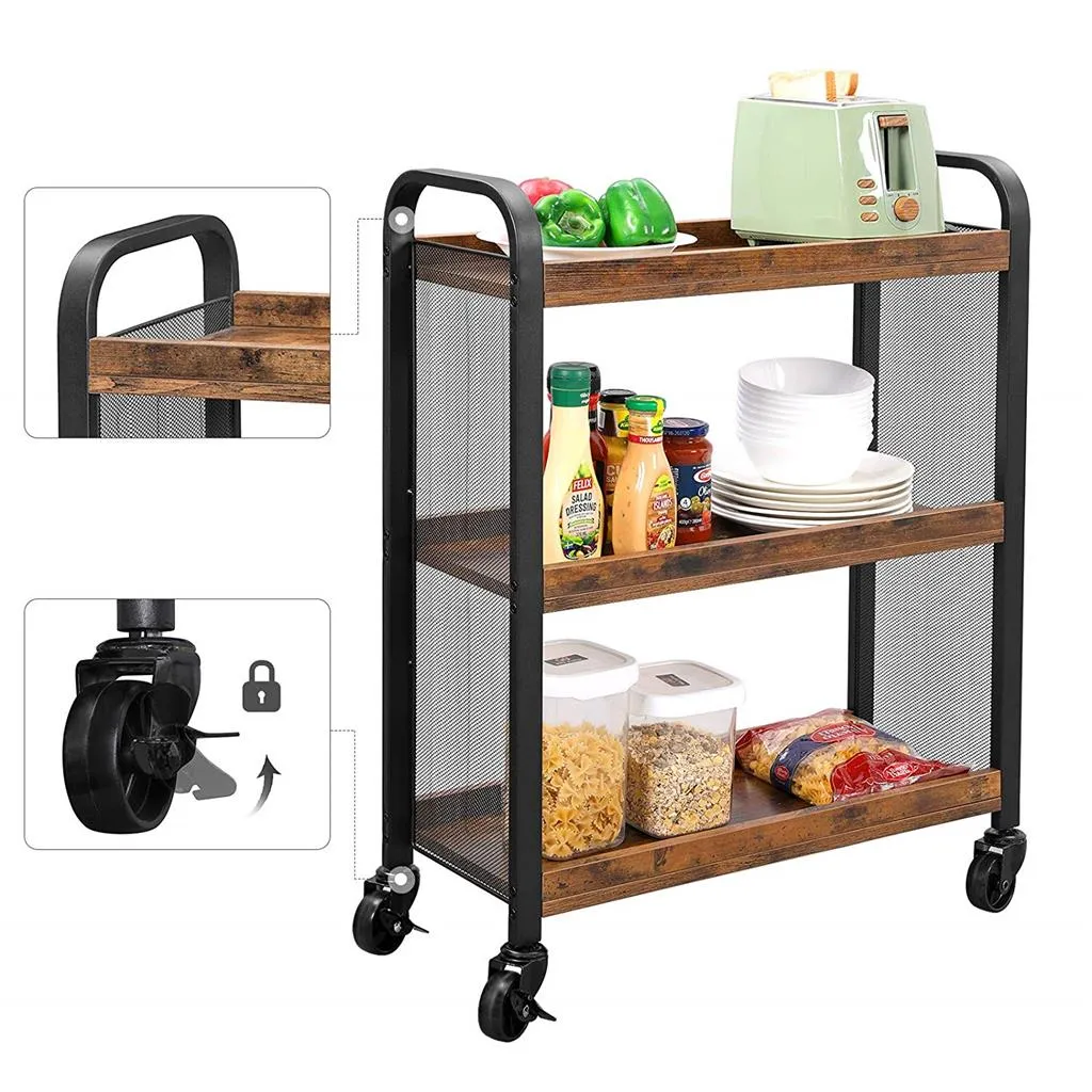 Rolling Kitchen Serving Cart