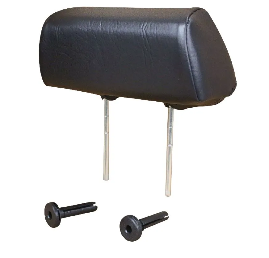 Seats Inc Headrest Assembly for TLS-15, Magnum, and Trimline Seats in Black Vinyl