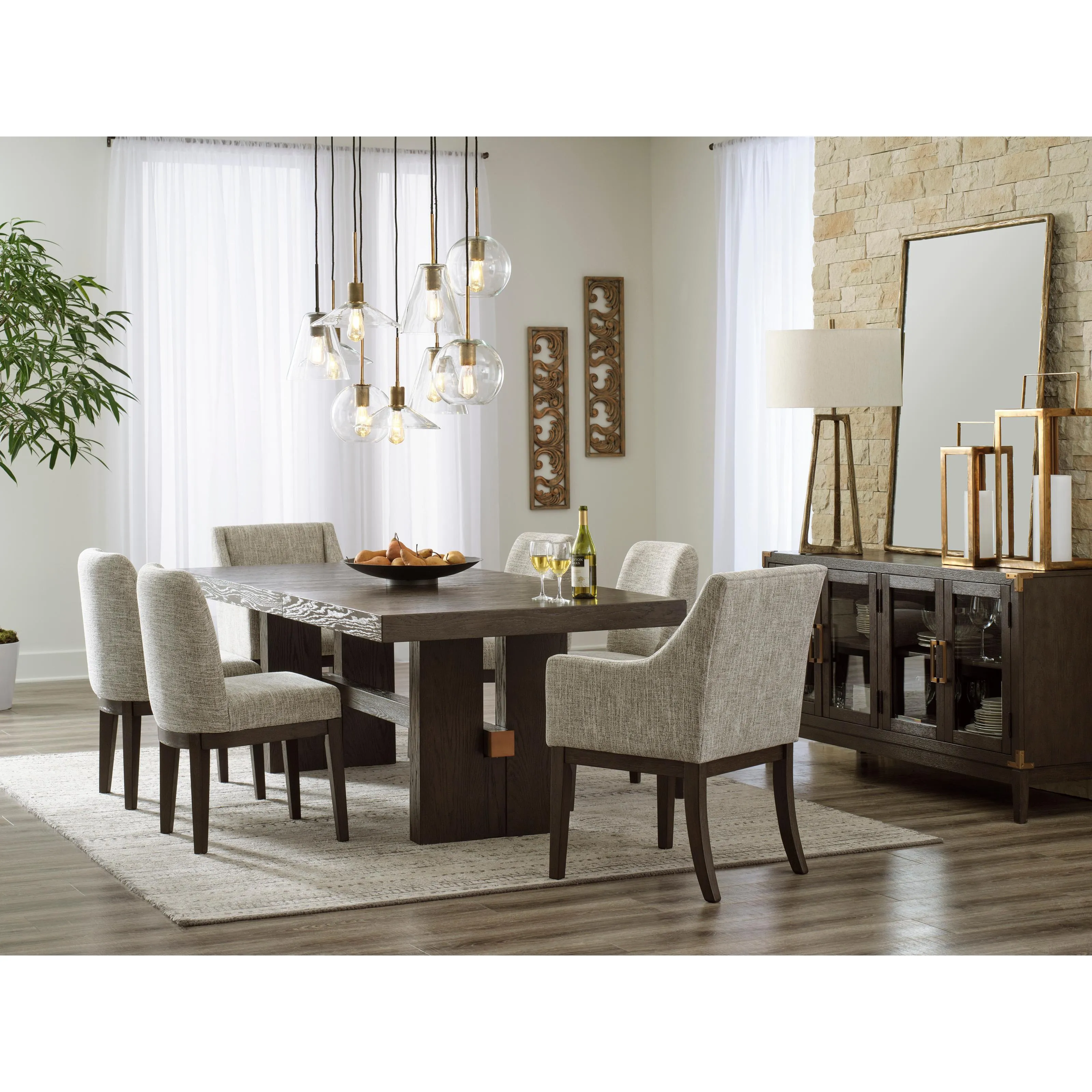 Signature Design by Ashley Burkhaus D984 5 pc Dining Set