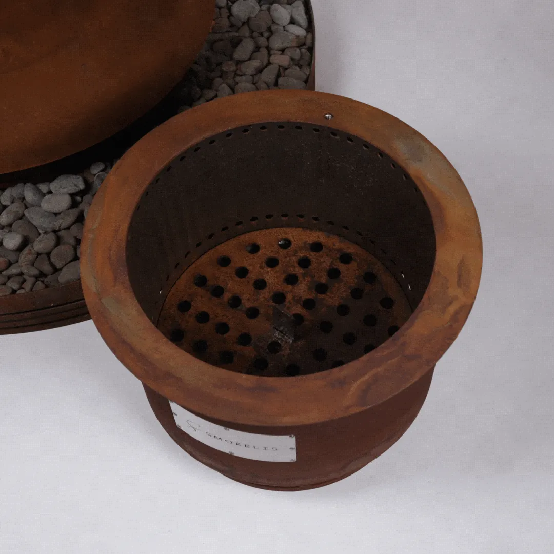 Smokelis Kindle - Corten Smokeless Fire Pit