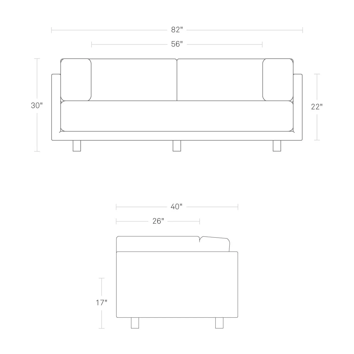 Sunday 82" Sofa