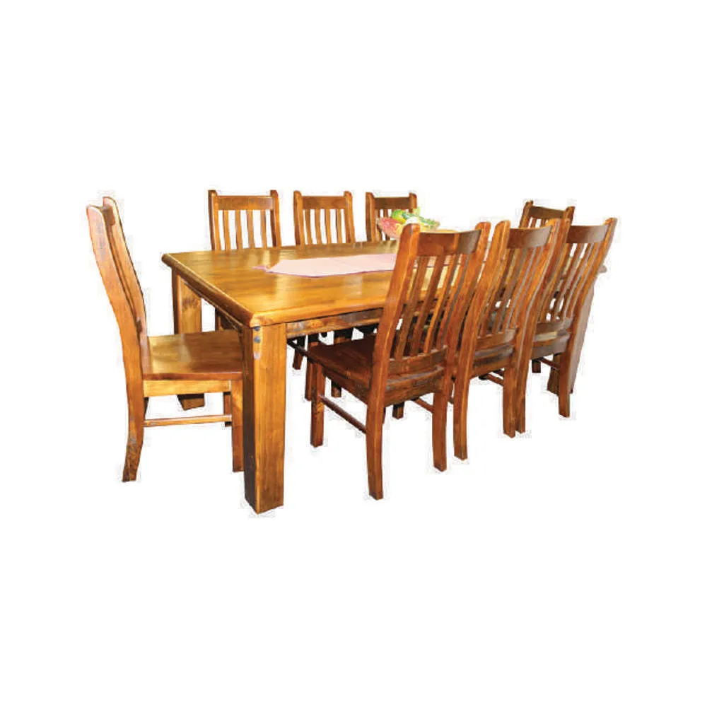 Tobago Dining Set 9pc Pine