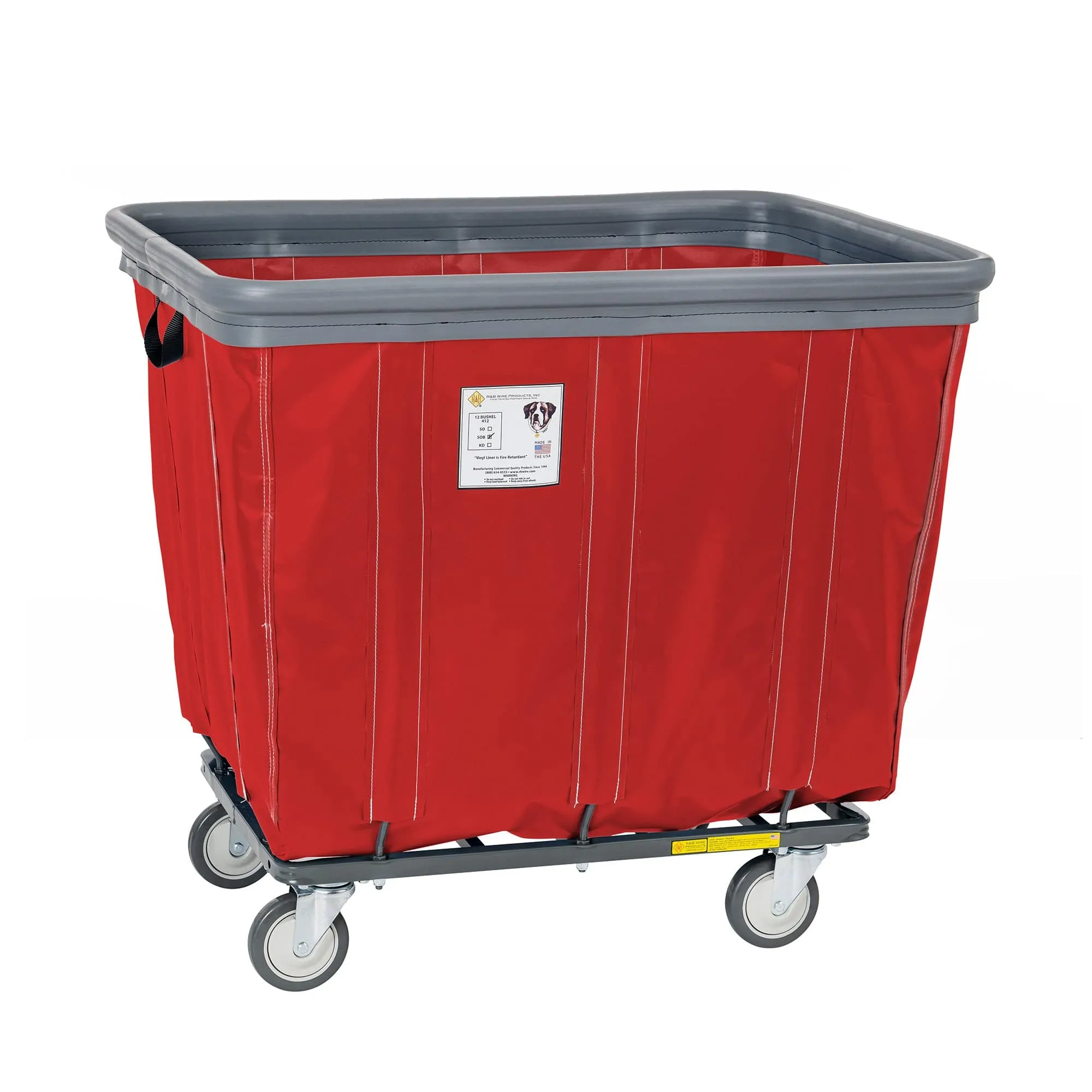 Vinyl Basket Truck with Bumper - 6 Bushel